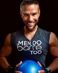 A Picture of instructor Matthew Cantelon, who teaches Barre Burn