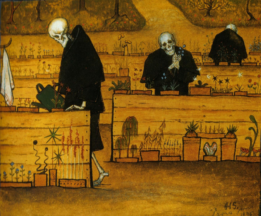 Garden of the Dead by Hugo Simberg, 1896