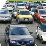 parking lot filled with cars at interurban campus 