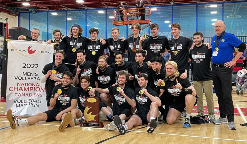 Camosun Chargers men’s volleyball are national champions-2022