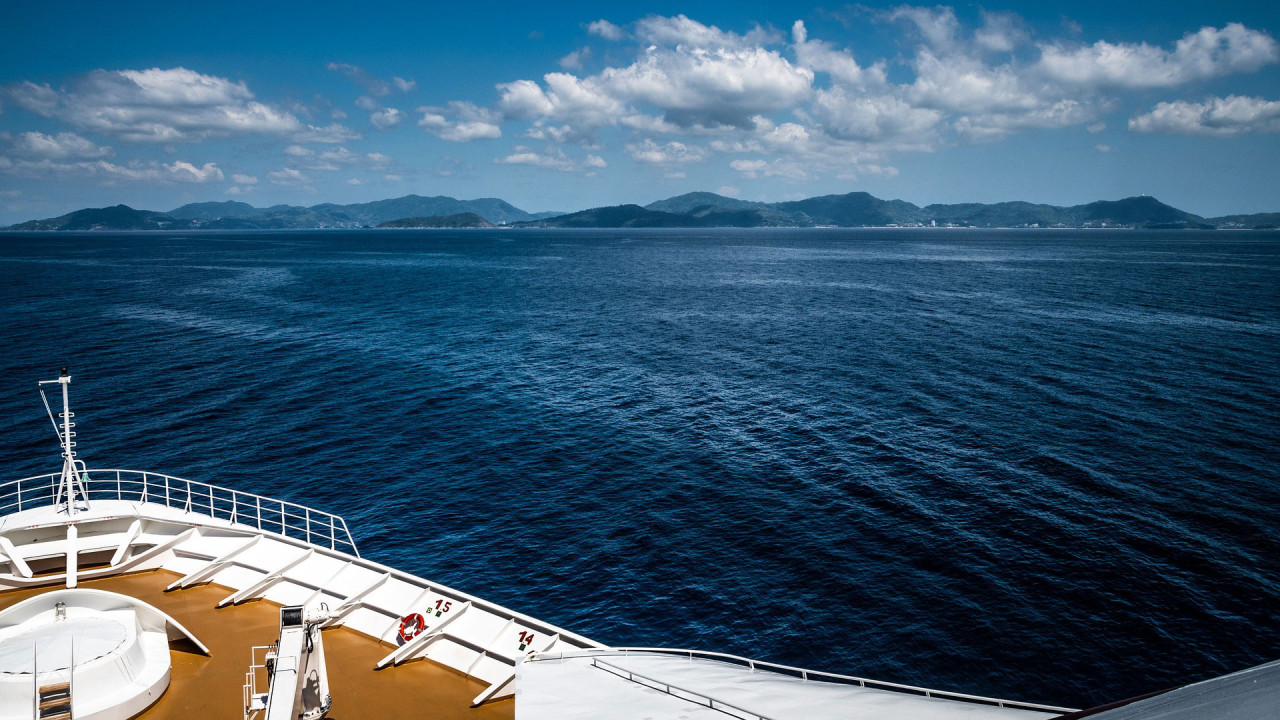 View from a cruise ship