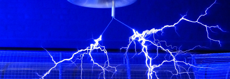 tesla coil producing electricity