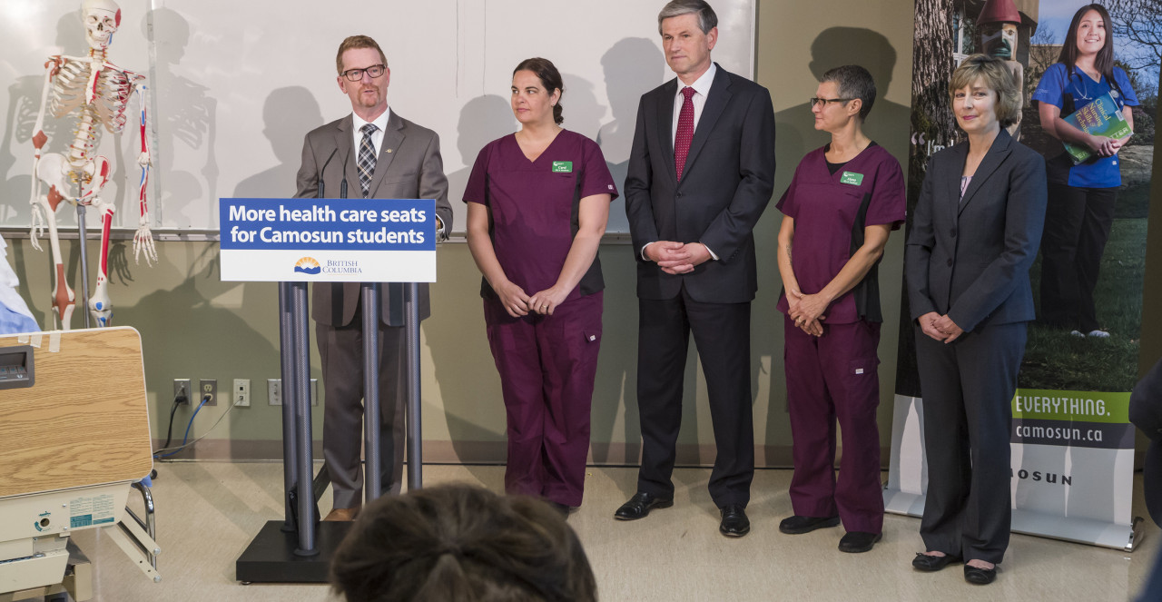 Announcement of health care seats for students