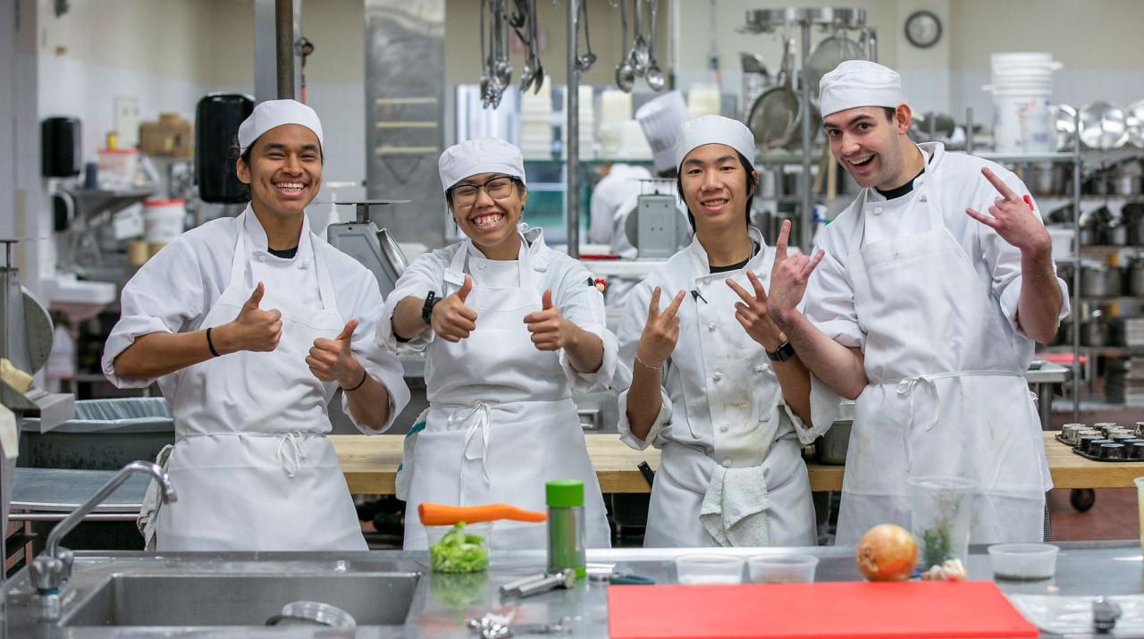 Group of dual-credit Professional Cook students