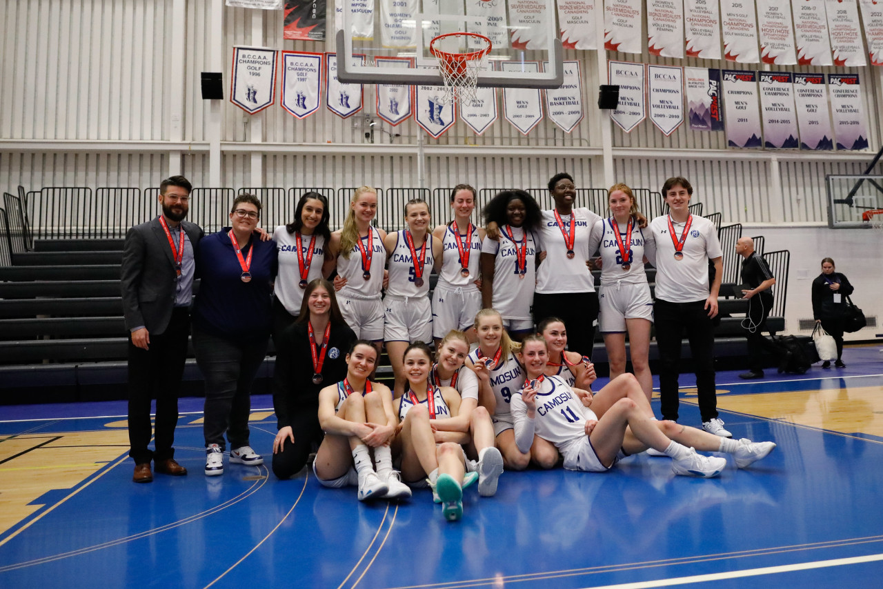 The Chargers WBB team are 2023 PACWEST bronze medalists.