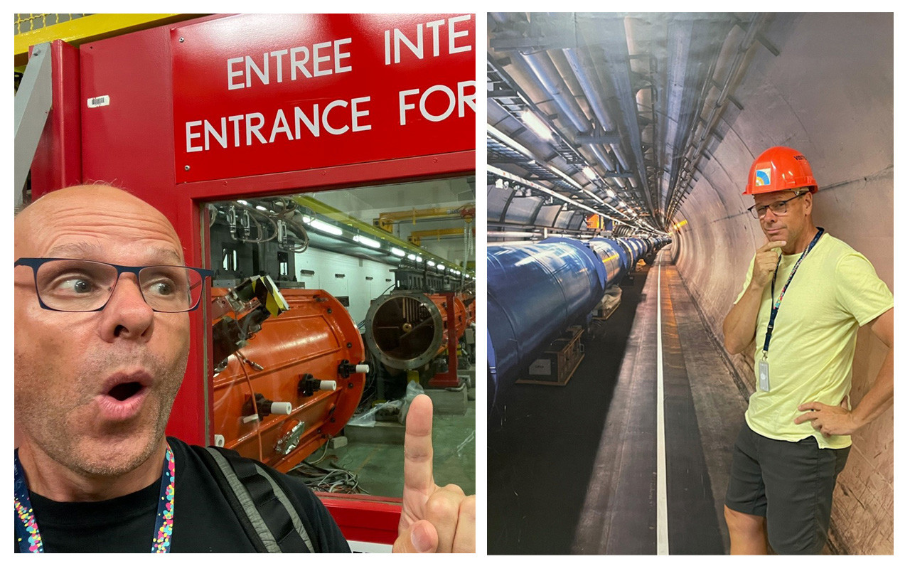 Eric Simonson in the CERN International Teacher Program