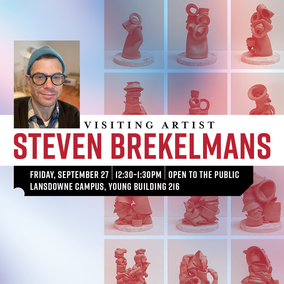 Visiting Artist - Steven Brekelmans web poster