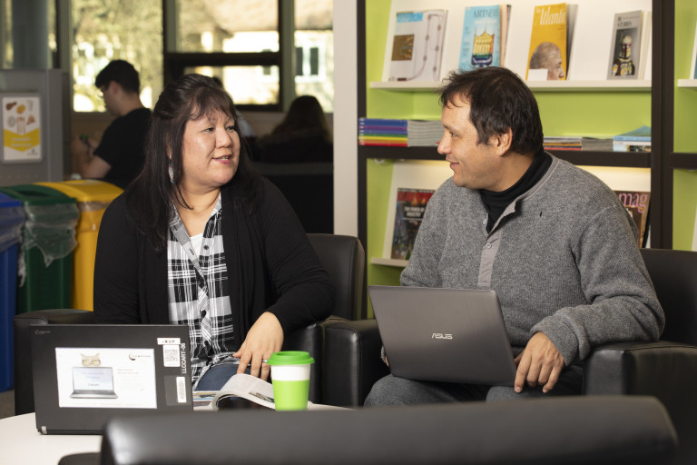 Group work at the Lansdowne Library