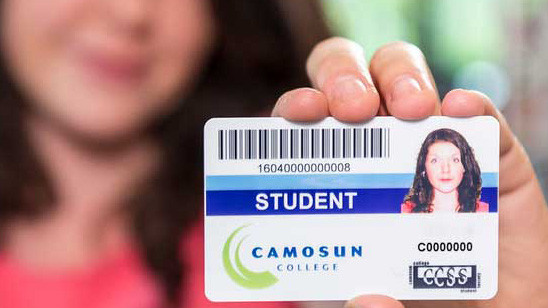 Camosun student ID card