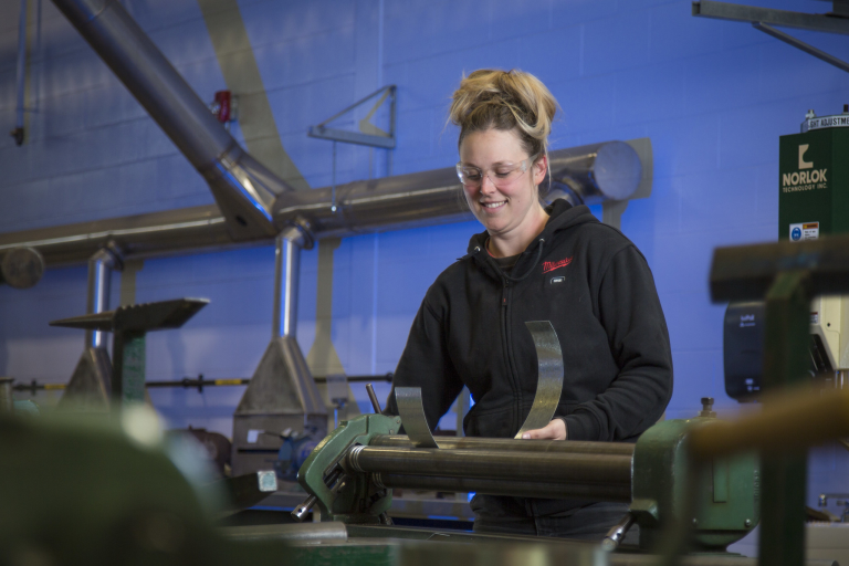 woman in the shop