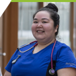 Female Indigenous nursing student 