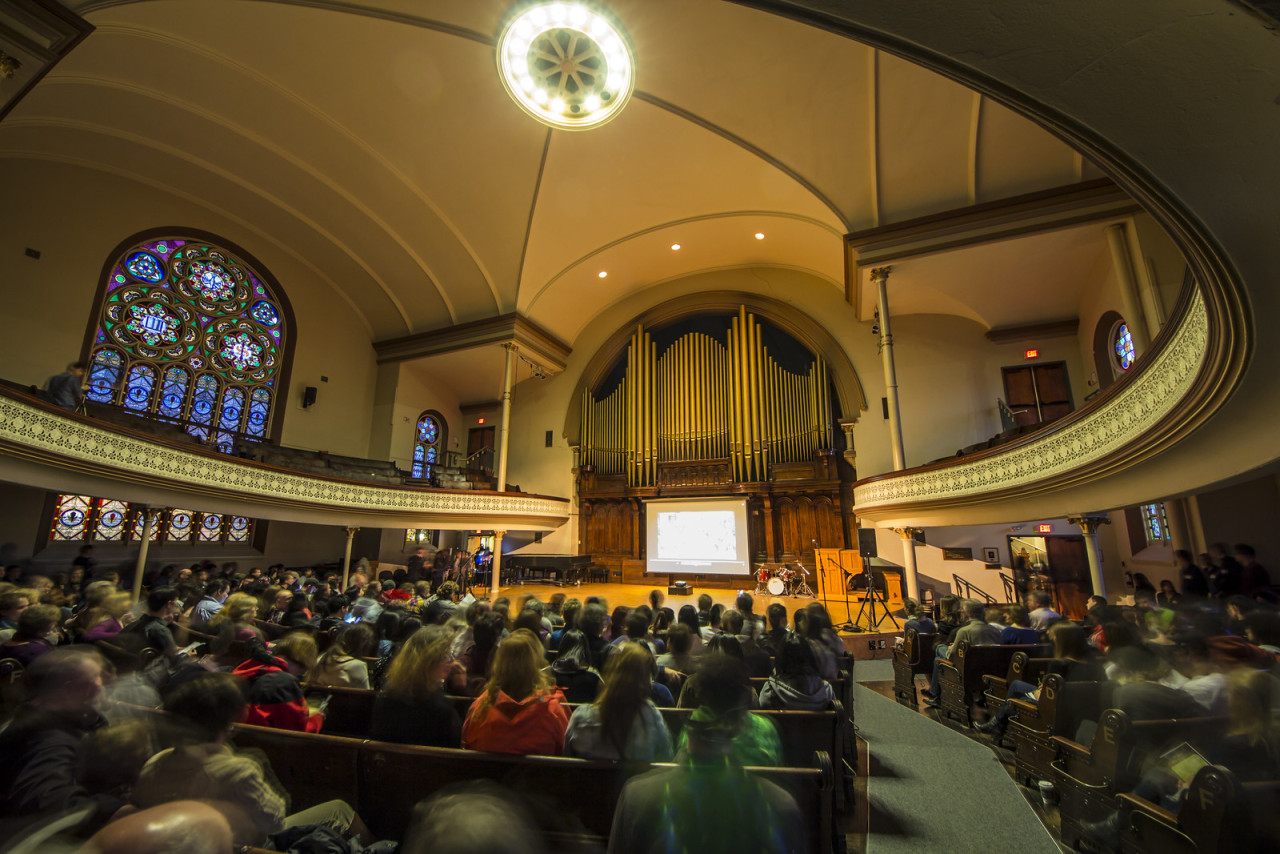 Alix Goolden Hall at the Victoria Conservatory of Music