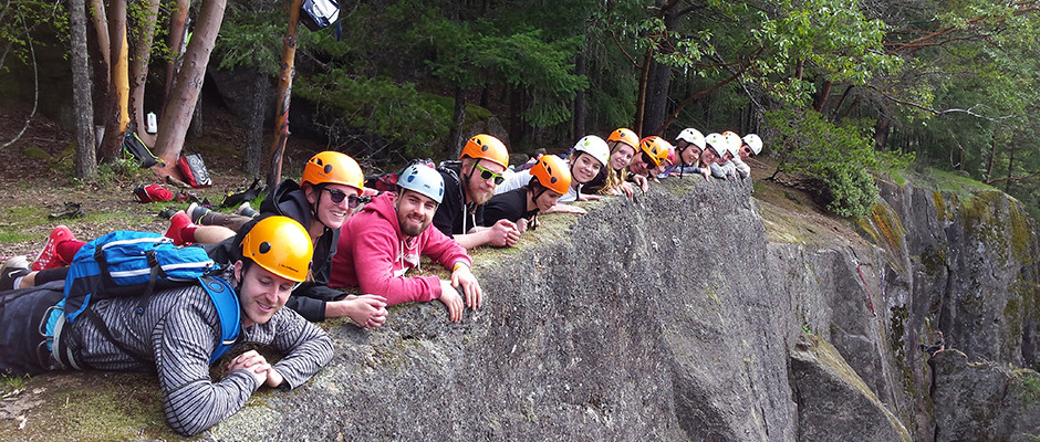 Adventure Education program rock climbing 