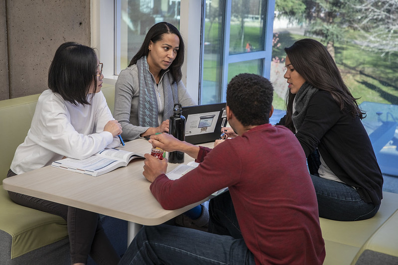 Group work at Interurban Library