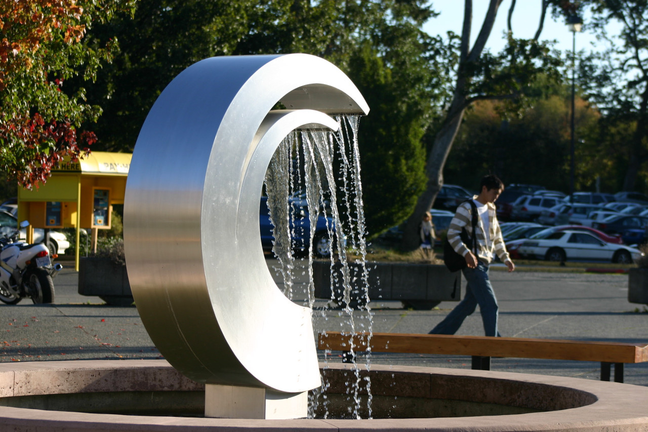 Camosun College water fountain