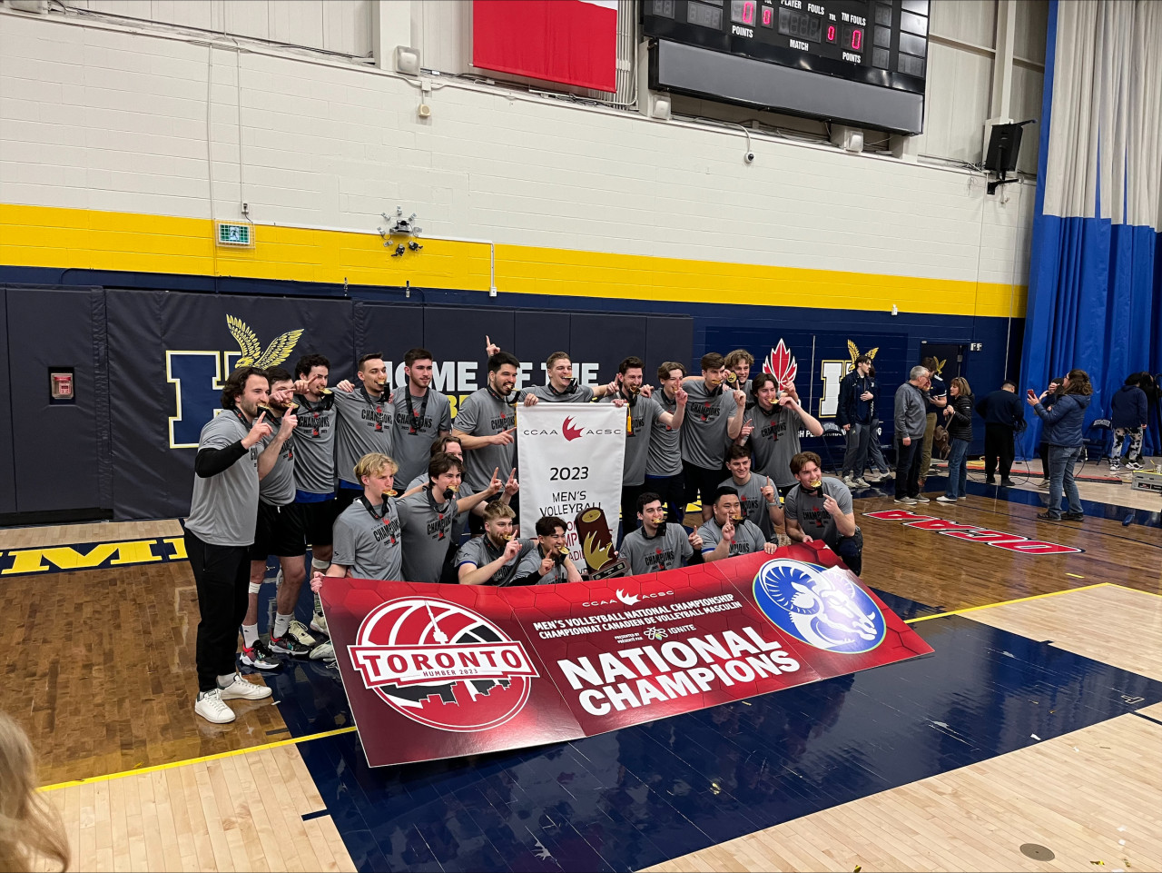 Chargers mens volleyball are 2023 CCAA National Champions