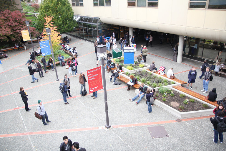 aerial view campus